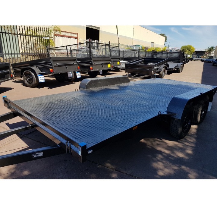 15×6.6 ft Car Trailer 2800kg GVM