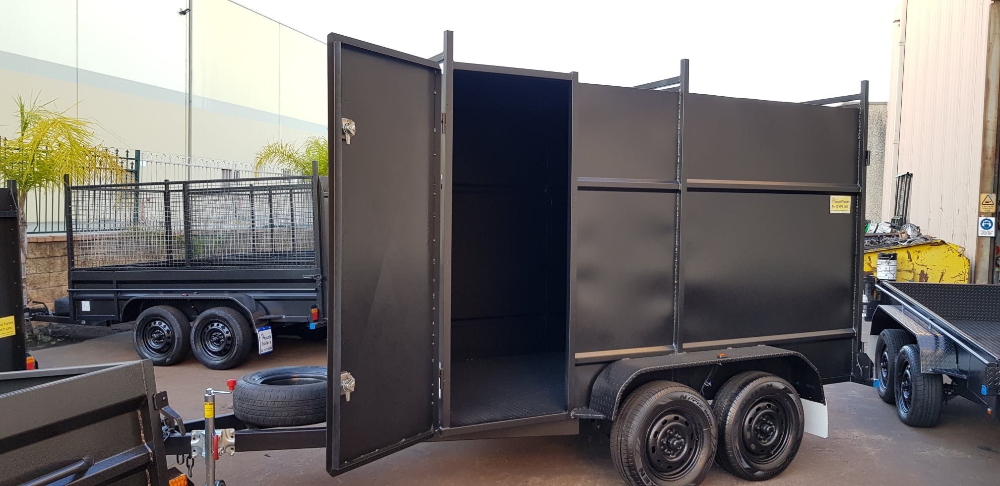 10×5ft Tandem Enclosed Trailer with internal Height 1800mm