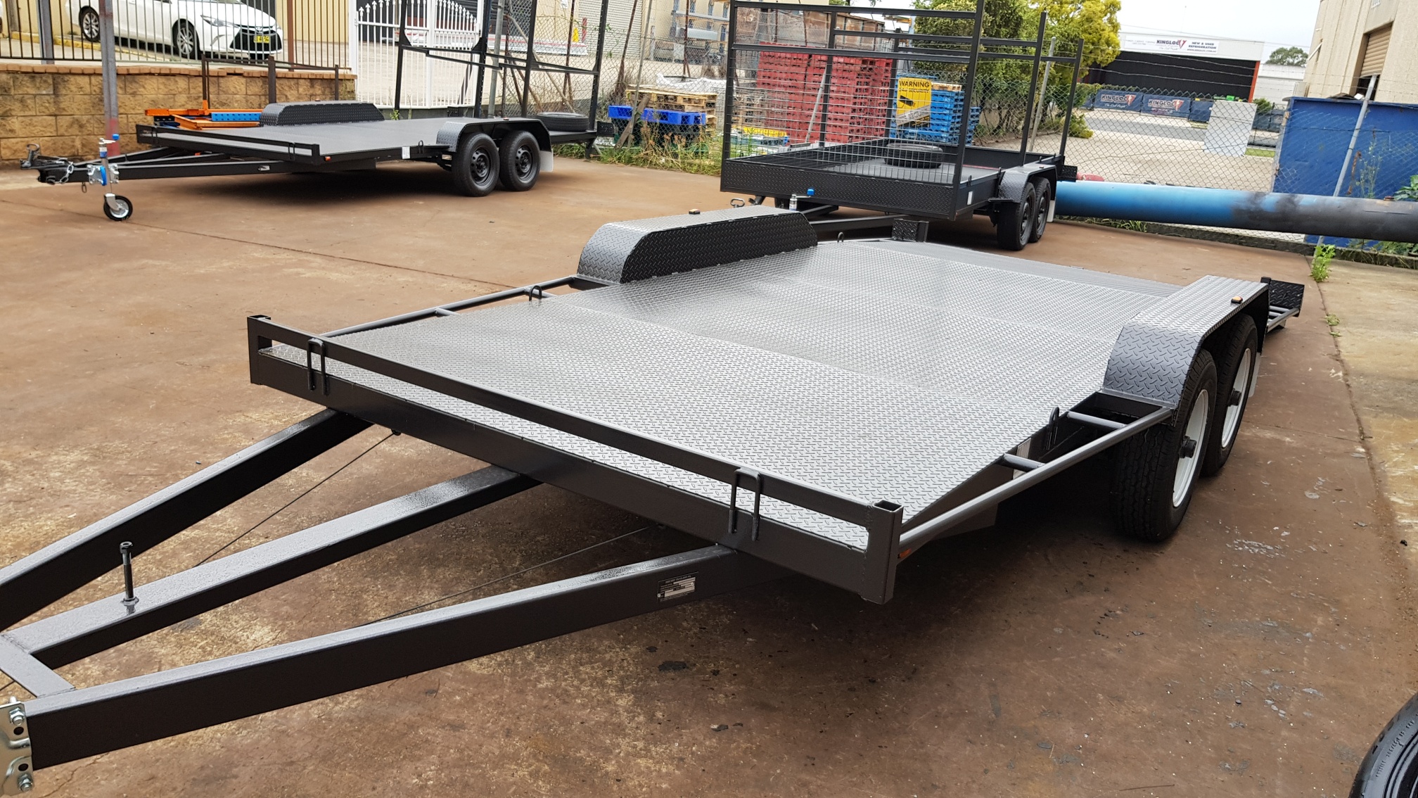 16×6.6ft CAR TRAILER ELECTRIC BRAKES 3.5 TONNES GVM $7900
