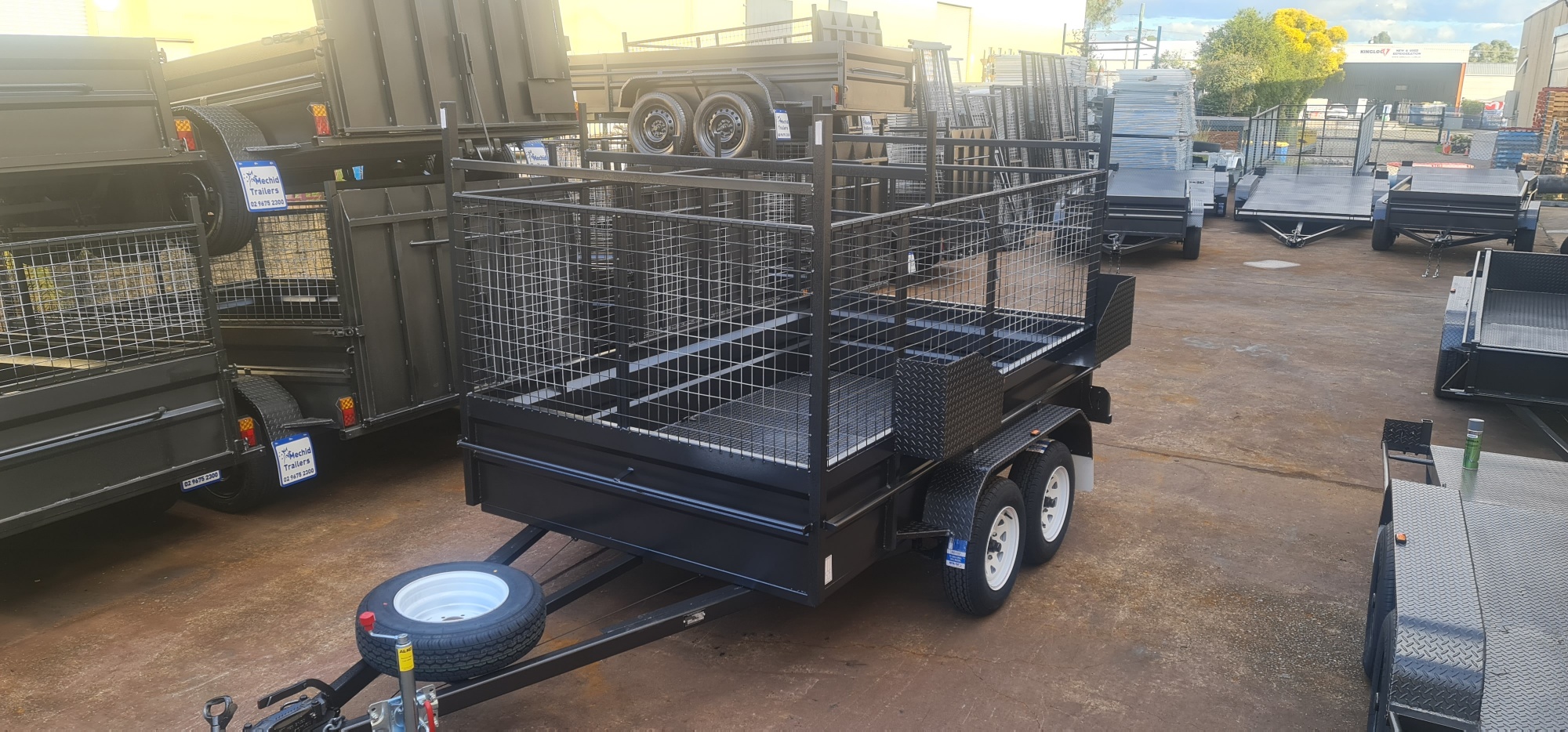 10×6 Tandem Bricklaying Trailer 2000kgs GVM