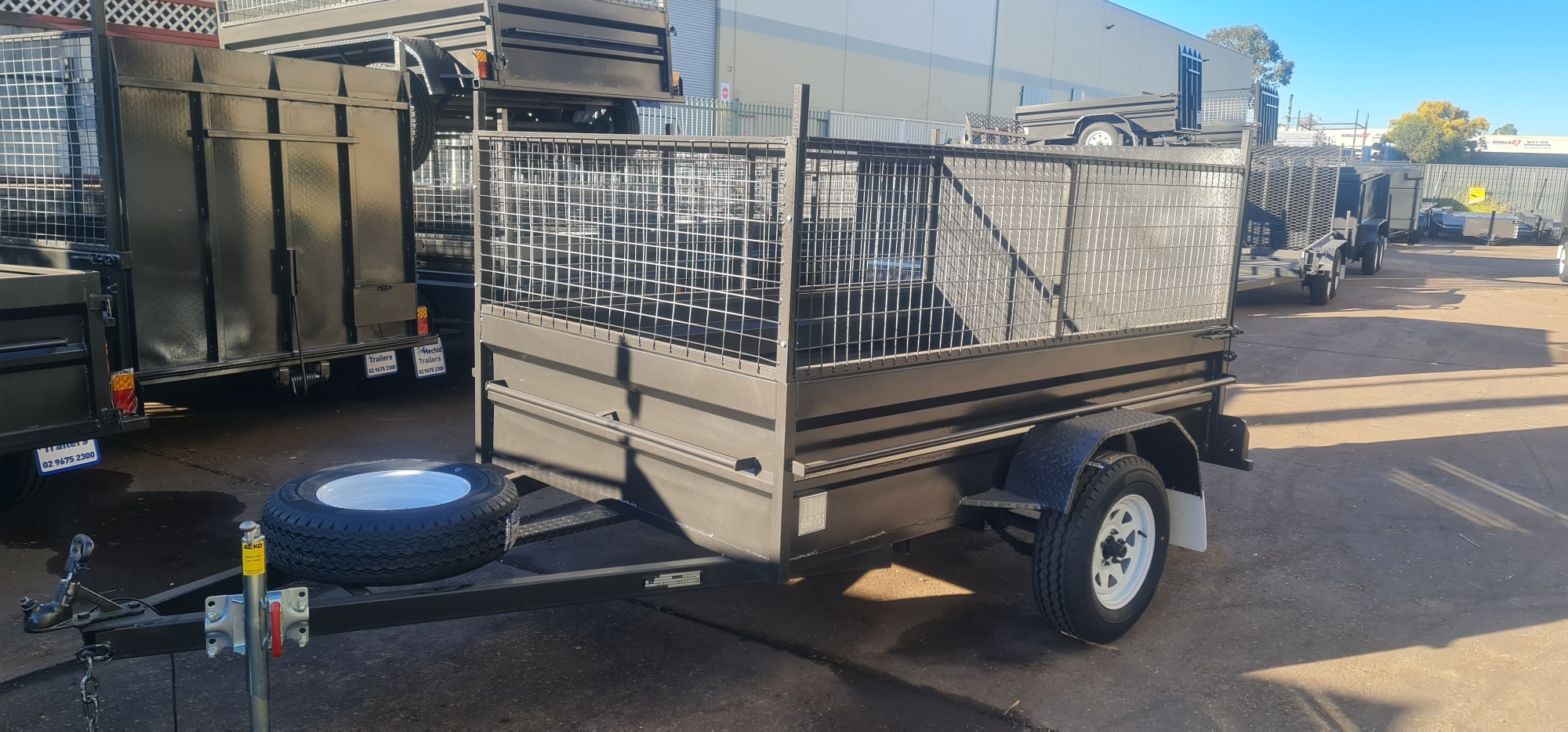 8×5 Box Trailer 750 kgs GVM with Ramp