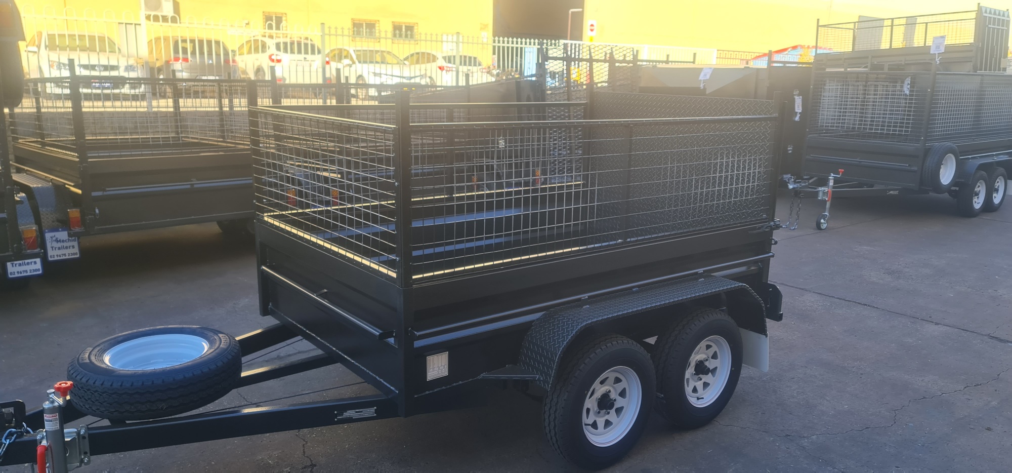 8×5 Tandem Box Trailer 2000 kgs GVM with Ramp