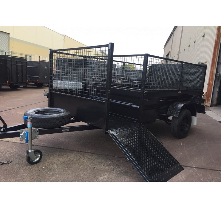 8×5 Lawn Mower Trailer with Ramp Assisted