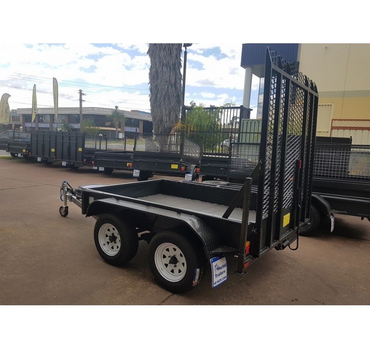 8×5 Plant Trailer 2800KG GVM with longer Ramp
