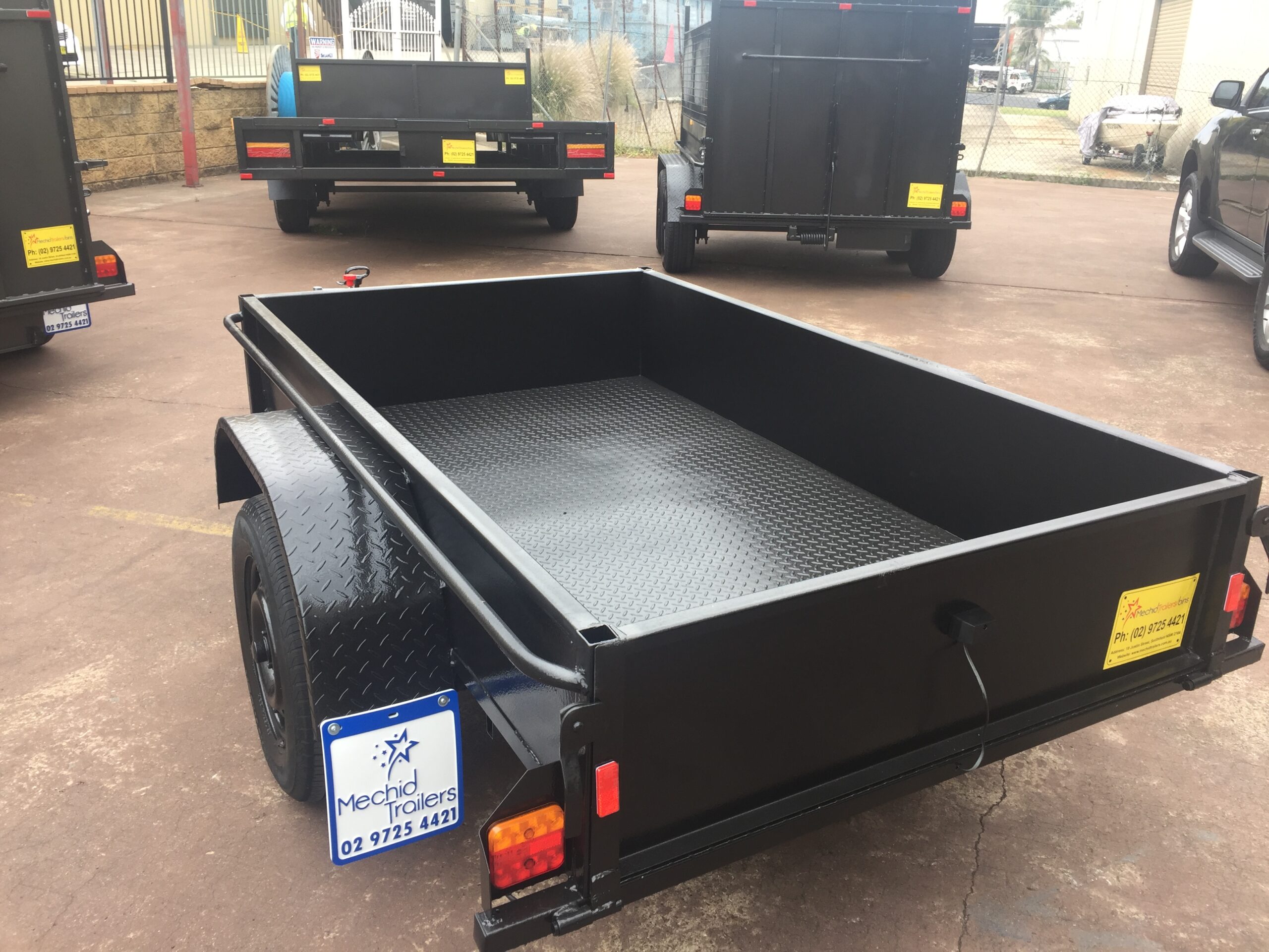 7×4 Box Trailer 750 kgs GVM