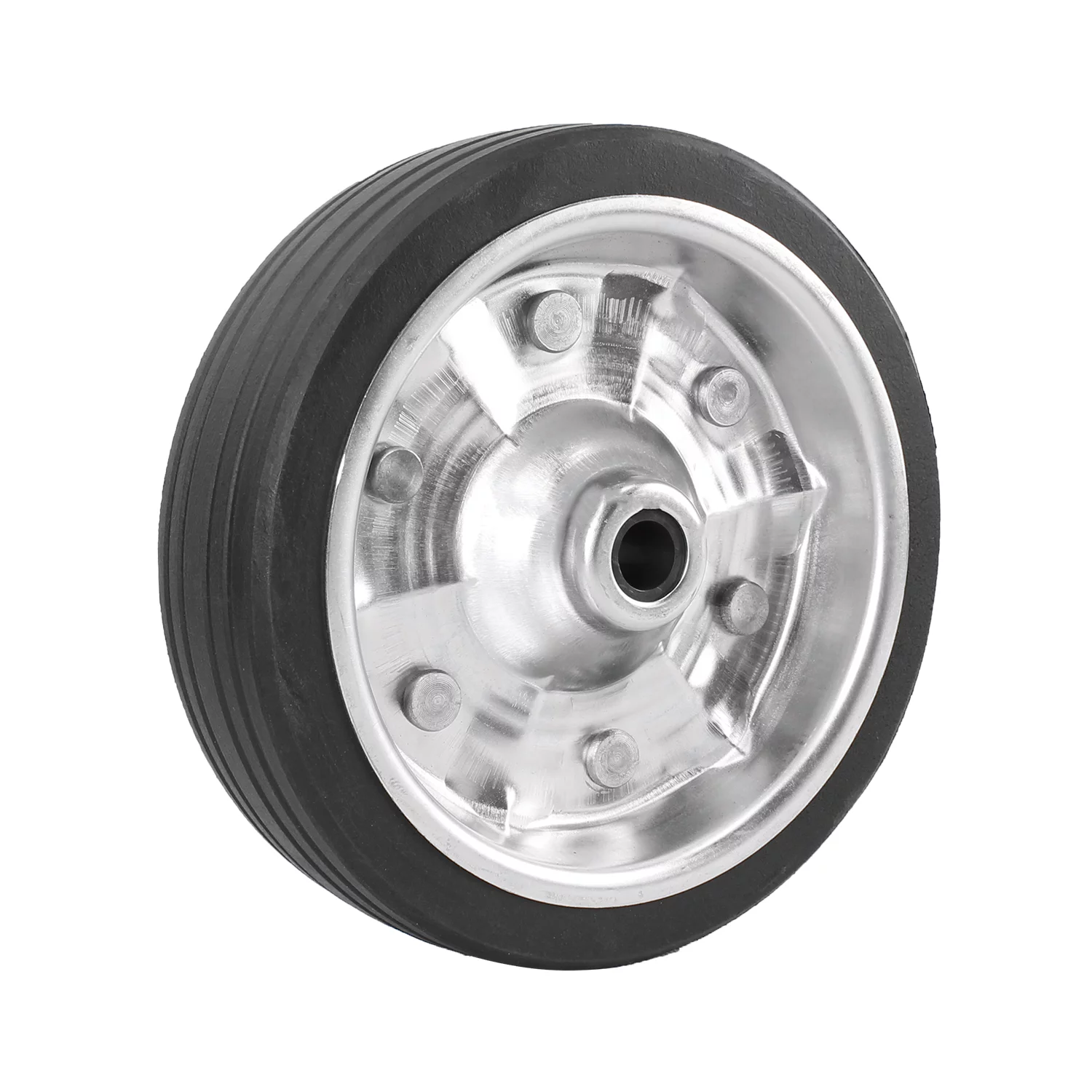 8″ Spare Solid Rubber with Steel Insert Wheel