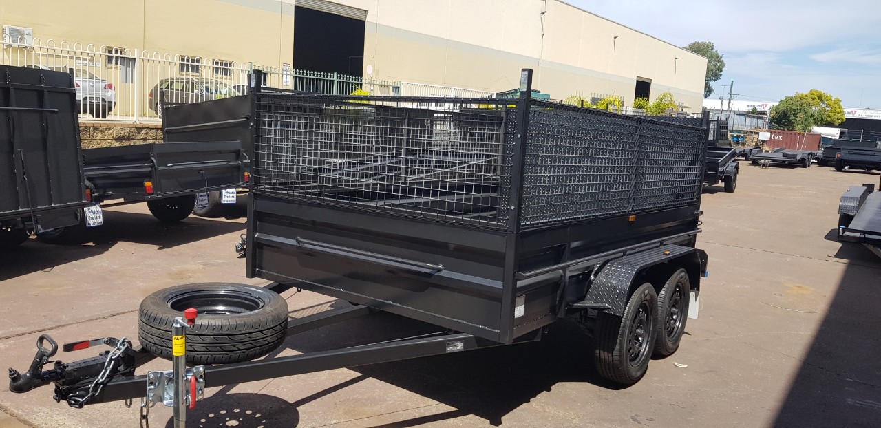 10×6 Tandem Box Trailer 2000 KGS GVM with Ramp 1400mm high Multi Usage 