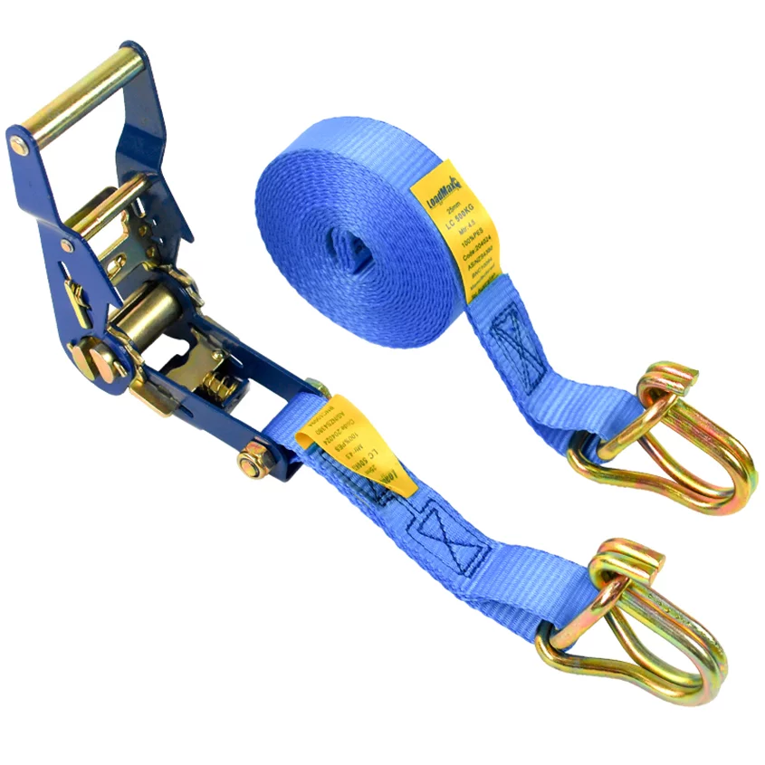 Ratchet Tie Down Straps Hook and Keeper Style
