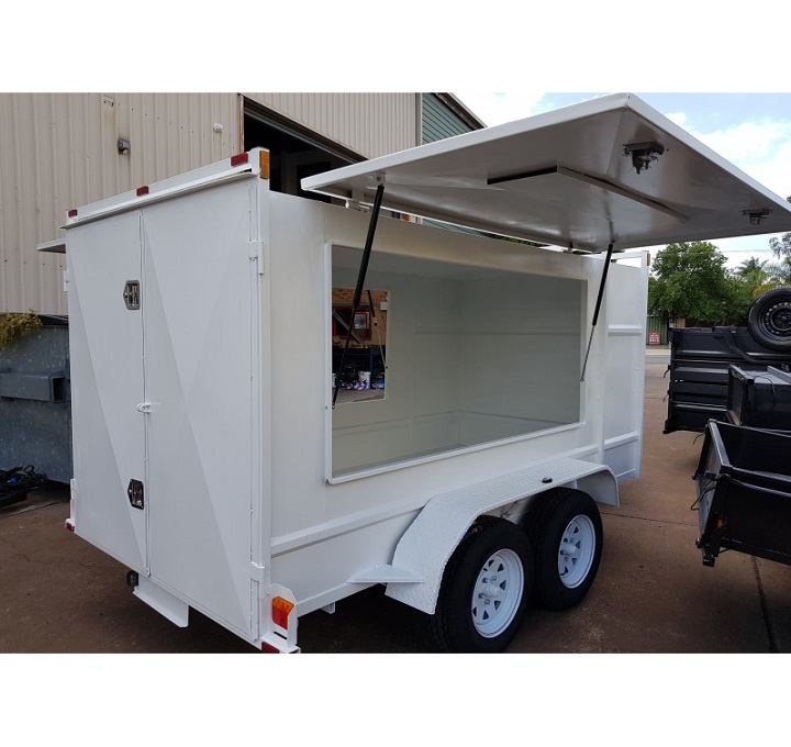 10X5 FULLY ENCLOSED WITH SIDE DOORS AND BACK DOORS - Mechid Trailers